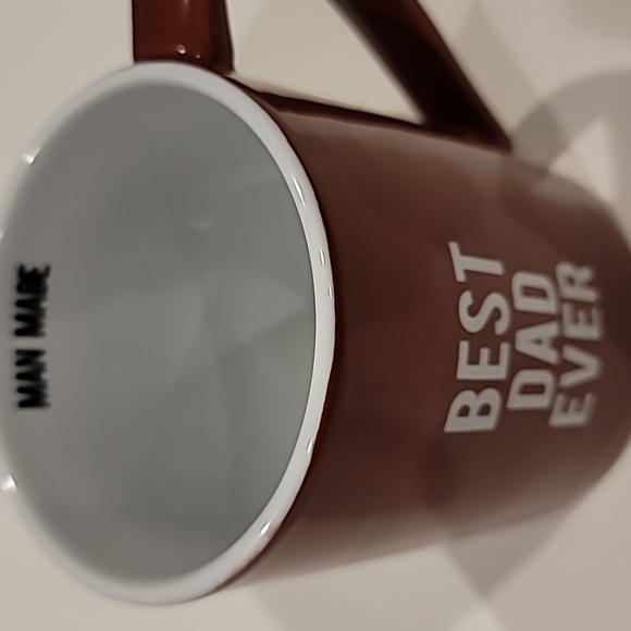 Pavillion Gifts Best Dad Ever Man Made Ceramic Coffee Mug Brown - Picture 3 of 7